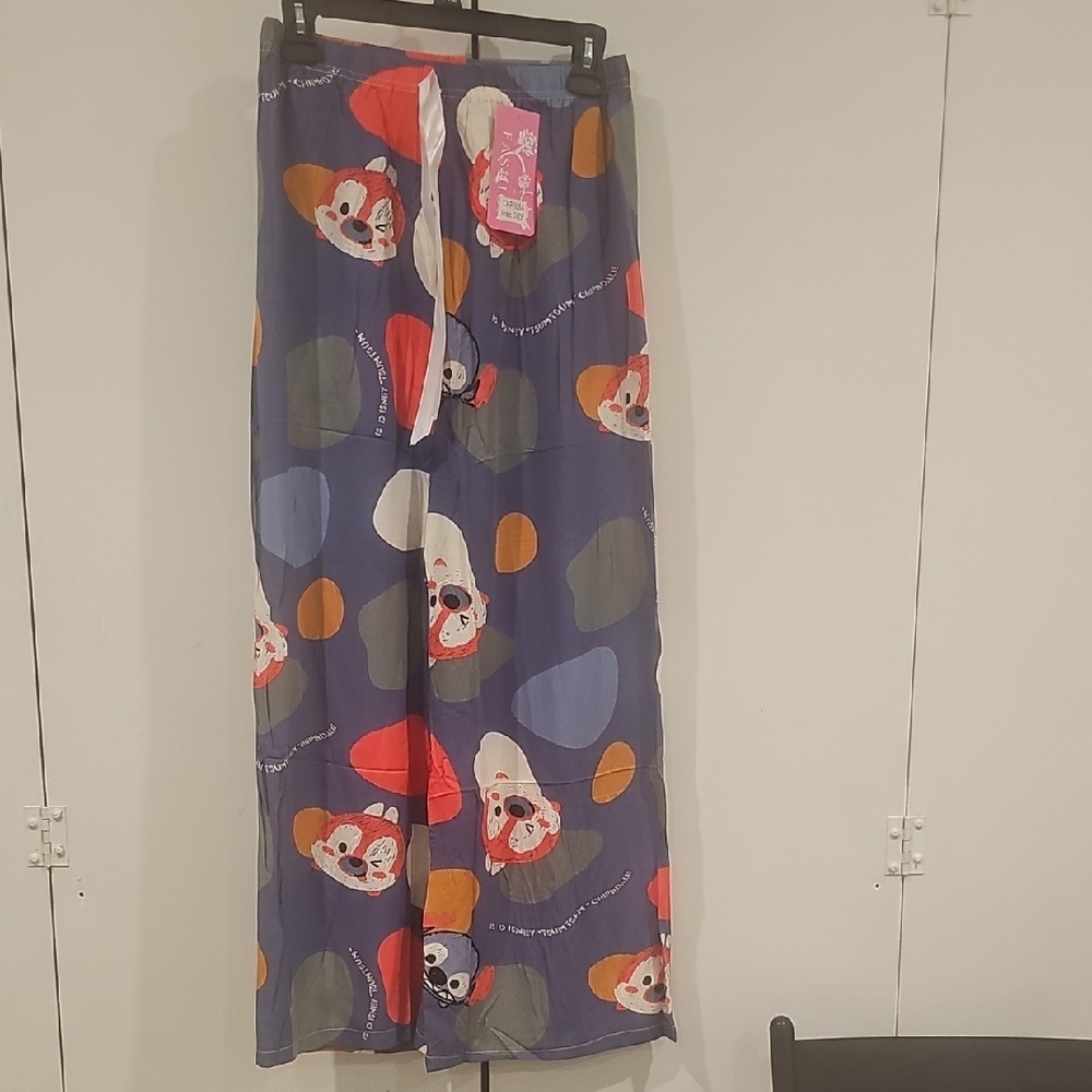 Colorful Cartoon Print Women's Cool & Flowey Viscose Day or Night Summer Pants